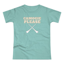 Load image into Gallery viewer, Single Jersey Women's T-shirt - 'Camogie Please'