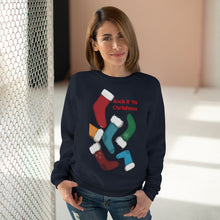 Load image into Gallery viewer, Unisex Crew Neck Sweatshirt - Sock it 'Tis Christmas