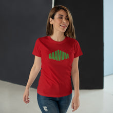 Load image into Gallery viewer, Single Jersey Women's T-shirt - GAA Mum (Green) Design