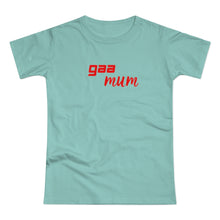 Load image into Gallery viewer, Single Jersey Women's T-shirt - GAA Mum (Red)