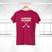 Load image into Gallery viewer, Single Jersey Women's T-shirt - 'Camogie Please'