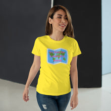 Load image into Gallery viewer, Single Jersey Women's T-shirt 'It's time for a woman's world'