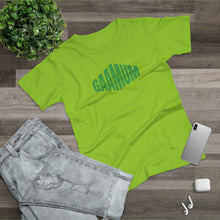 Load image into Gallery viewer, Single Jersey Women's T-shirt - GAA Mum (Green) Design