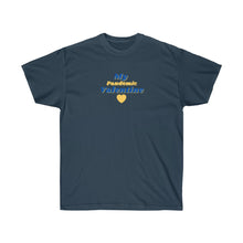Load image into Gallery viewer, Unisex Ultra Cotton Tee - My Pandemic Valentine' (Blue) Design Motif