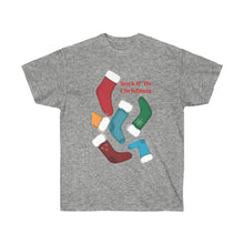 Load image into Gallery viewer, Unisex Ultra Cotton Tee - Sock it! 'Tis Christmas...