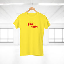 Load image into Gallery viewer, Single Jersey Women's T-shirt - GAA Mum (Red)