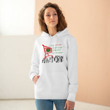 Load image into Gallery viewer, Unisex Cruiser Hoodie - 'Less Stuff! Think of Our Planet at Christmas'