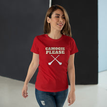 Load image into Gallery viewer, Single Jersey Women's T-shirt - 'Camogie Please'