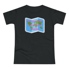 Load image into Gallery viewer, Single Jersey Women's T-shirt 'It's time for a woman's world'
