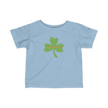 Load image into Gallery viewer, Infant Fine Jersey Tee - Guaranteed Irish (with green Shamrock)