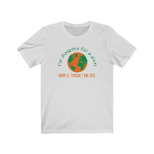 Load image into Gallery viewer, Unisex Jersey Short Sleeve Tee 'I'm Diaspora for a Pint' St Patrick's Day 2021