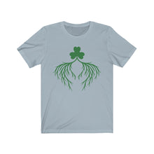 Load image into Gallery viewer, Unisex Jersey Short Sleeve Tee - Shamrock - Irish Roots and Heart