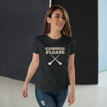 Load image into Gallery viewer, Single Jersey Women's T-shirt - 'Camogie Please'