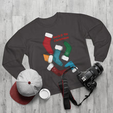 Load image into Gallery viewer, Unisex Crew Neck Sweatshirt - Sock it 'Tis Christmas