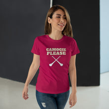 Load image into Gallery viewer, Single Jersey Women's T-shirt - 'Camogie Please'