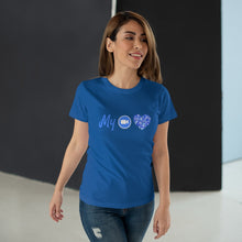 Load image into Gallery viewer, Single Jersey Women's T-shirt - My Zoom Love (images) Design