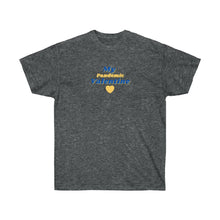 Load image into Gallery viewer, Unisex Ultra Cotton Tee - 'My Pandemic Valentine' (Blue) Design motif