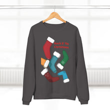 Load image into Gallery viewer, Unisex Crew Neck Sweatshirt - Sock it 'Tis Christmas