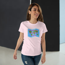 Load image into Gallery viewer, Single Jersey Women's T-shirt 'It's time for a woman's world'