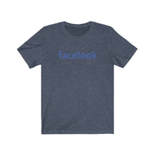 Load image into Gallery viewer, Unisex Jersey Short Sleeve Tee - 'FACELOOK' Design Motif