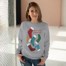 Load image into Gallery viewer, Unisex Crew Neck Sweatshirt - Sock it 'Tis Christmas