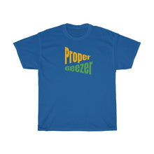 Load image into Gallery viewer, Unisex Heavy Cotton Tee 'PROPER GEEZER' (Green & Gold) Design Motif
