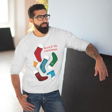 Load image into Gallery viewer, Unisex Crew Neck Sweatshirt - Sock it 'Tis Christmas