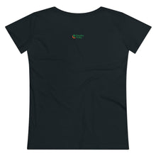 Load image into Gallery viewer, Organic Women's Lover T-shirt - 'You are my Boo' (Blue with heart) Design motif