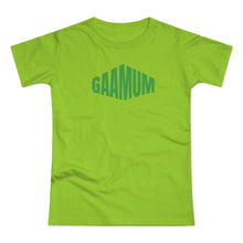 Load image into Gallery viewer, Single Jersey Women's T-shirt - GAA Mum (Green) Design