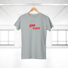 Load image into Gallery viewer, Single Jersey Women's T-shirt - GAA Mum (Red)