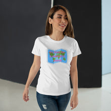 Load image into Gallery viewer, Single Jersey Women's T-shirt 'It's time for a woman's world'