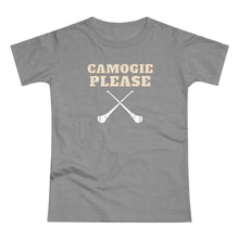 Load image into Gallery viewer, Single Jersey Women's T-shirt - 'Camogie Please'