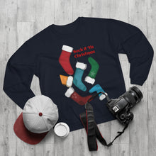 Load image into Gallery viewer, Unisex Crew Neck Sweatshirt - Sock it 'Tis Christmas