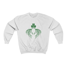 Load image into Gallery viewer, Unisex Heavy Blend™ Crewneck Sweatshirt - 'My Roots Are Deep - Shamrock'