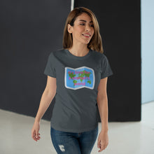 Load image into Gallery viewer, Single Jersey Women's T-shirt 'It's time for a woman's world'