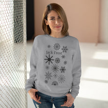Load image into Gallery viewer, Unisex Crew Neck Sweatshirt - 'Jack Frost' Design motif.