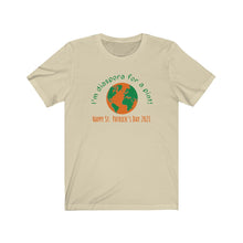 Load image into Gallery viewer, Unisex Jersey Short Sleeve Tee 'I'm Diaspora for a Pint' St Patrick's Day 2021
