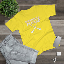 Load image into Gallery viewer, Single Jersey Women's T-shirt - 'Camogie Please'