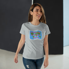 Load image into Gallery viewer, Single Jersey Women's T-shirt 'It's time for a woman's world'