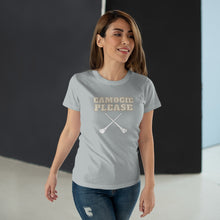 Load image into Gallery viewer, Single Jersey Women's T-shirt - 'Camogie Please'