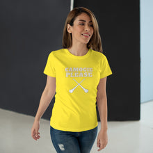 Load image into Gallery viewer, Single Jersey Women's T-shirt - 'Camogie Please'