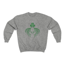 Load image into Gallery viewer, Unisex Heavy Blend™ Crewneck Sweatshirt - 'My Roots Are Deep - Shamrock'