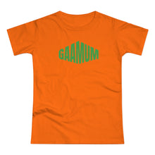 Load image into Gallery viewer, Single Jersey Women's T-shirt - GAA Mum (Green) Design