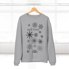 Load image into Gallery viewer, Unisex Crew Neck Sweatshirt - 'Jack Frost' Design motif.