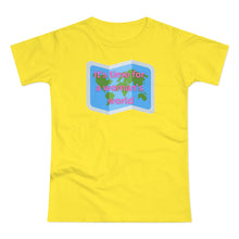 Load image into Gallery viewer, Single Jersey Women's T-shirt 'It's time for a woman's world'
