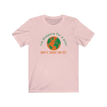 Load image into Gallery viewer, Unisex Jersey Short Sleeve Tee 'I'm Diaspora for a Pint' St Patrick's Day 2021
