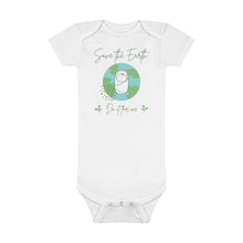 Load image into Gallery viewer, Onesie® Organic Baby Bodysuit - Save the Earth, Do it for Me
