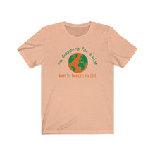 Load image into Gallery viewer, Unisex Jersey Short Sleeve Tee 'I'm Diaspora for a Pint' St Patrick's Day 2021
