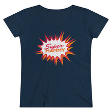 Load image into Gallery viewer, Organic Women&#39;s T-shirt - &#39;Super Mammy&#39;
