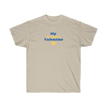 Load image into Gallery viewer, Unisex Ultra Cotton Tee - My Pandemic Valentine' (Blue) Design Motif

